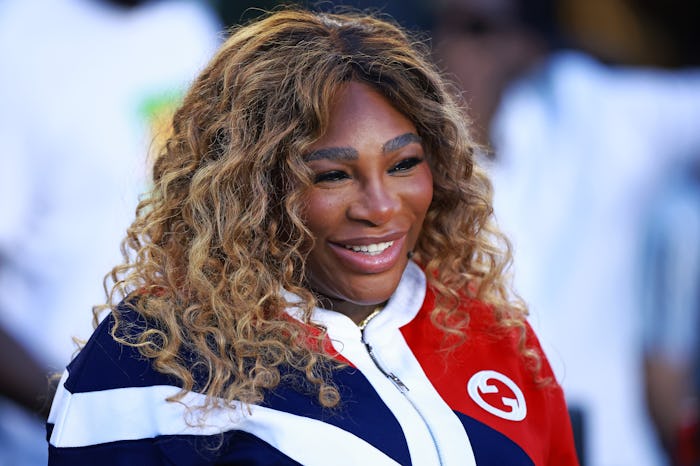 FORT LAUDERDALE, FLORIDA - JULY 21: WTA tennis player Serena Williams reac during the Leagues Cup 20...