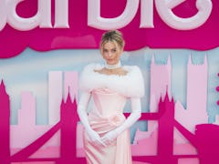 LONDON, UNITED KINGDOM - JULY 12: Margot Robbie attends the European premiere of 'Barbie' at the Cin...