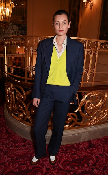 Emma Corrin attends the GQ Men of the Year Awards in association with BOSS at The Royal Opera House ...