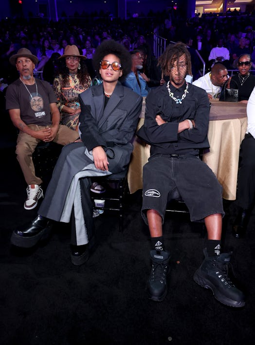 Willow Smith and Jaden Smith attend A GRAMMY Salute to 50 Years of Hip-Hop at YouTube Theater on Nov...
