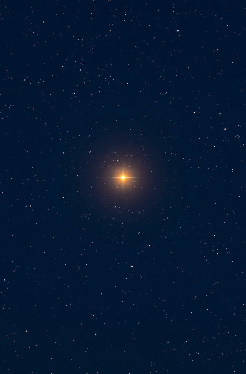 A closeup of Betelgeuse in Orion, taken in moonlight, with the 130mm f/6 apo refractor. This is a ...