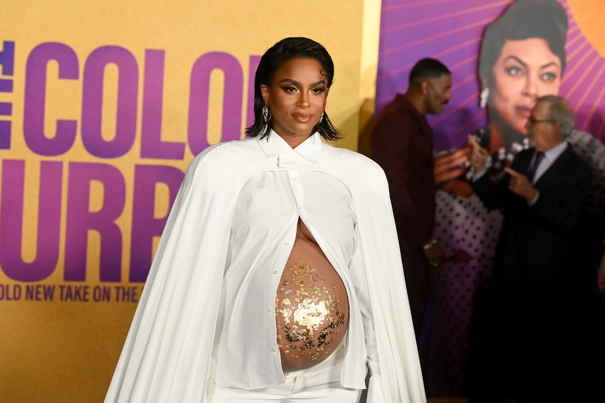 Pregnant Ciara Makes Her Bare Baby Bump The Most Glamorous Accessory