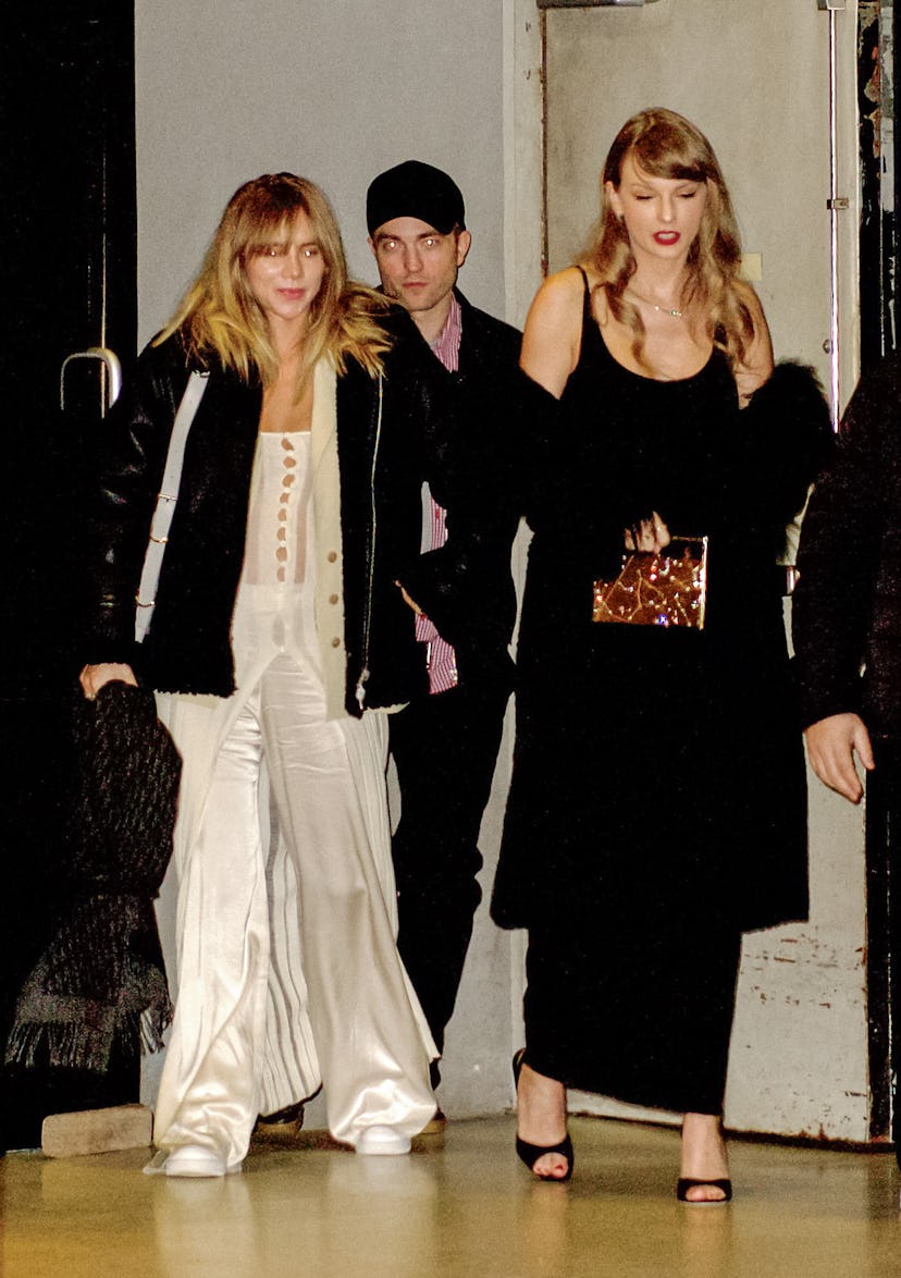Suki Waterhouse, Robert Pattinson and Taylor Swift are seen on December 06, 2023 in New York City.
