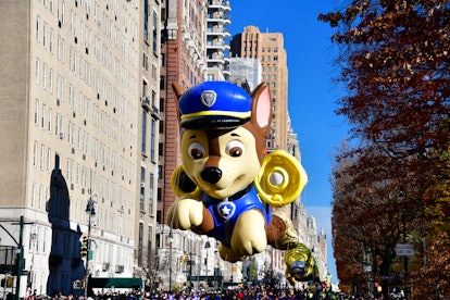 NEW YORK, NEW YORK - NOVEMBER 23: Paw Patrol ® by
Nickelodeon appears during 97th Macy's Thanksgivin...