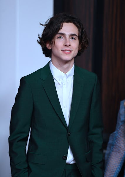 Actor Timothée Chalamet arrives for the Annual Academy Awards Nominee Luncheon at the Beverly Hilton...