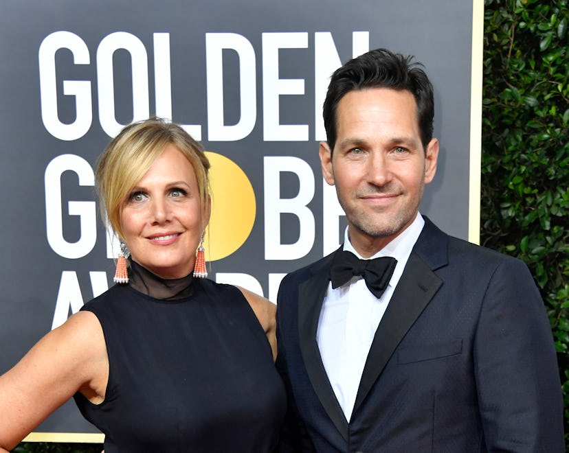 BEVERLY HILLS, CALIFORNIA - JANUARY 05: (L-R) Julie Yaeger and Paul Rudd attend the 77th Annual Gold...