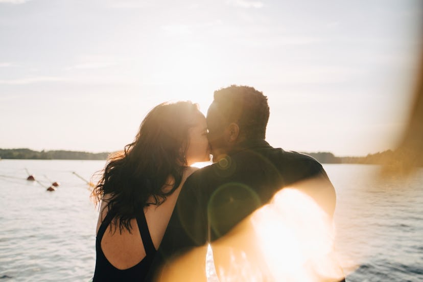 a couple kissing in an article about sexual compatibility 
