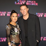 Salma Hayek and Channing Tatum attend the "Magic Mike's Last Dance" World Premiere 