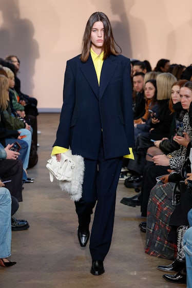 NEW YORK, USA - FEBRUARY 11: A model walks the runway during the Proenza Schouler Ready to Wear Fall...