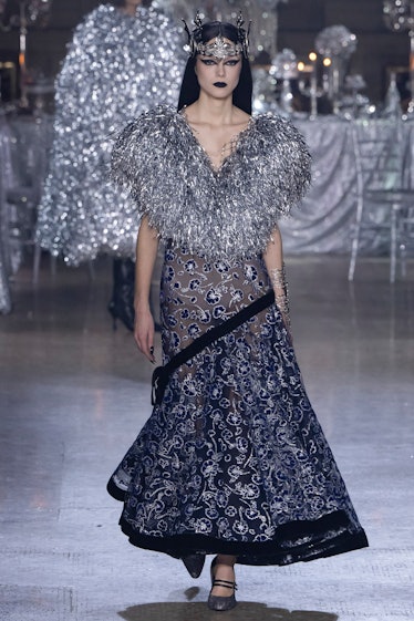 NEW YORK, USA - FEBRUARY 10: A model walks the runway during the Rodarte Ready to Wear Fall/Winter 2...