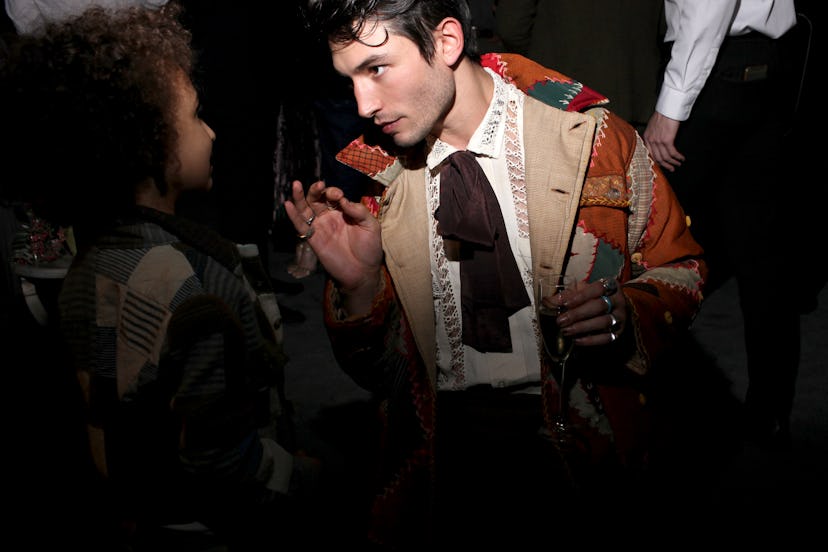 Ezra Miller (Photo by Lexie Moreland/WWD/Penske Media via Getty Images)