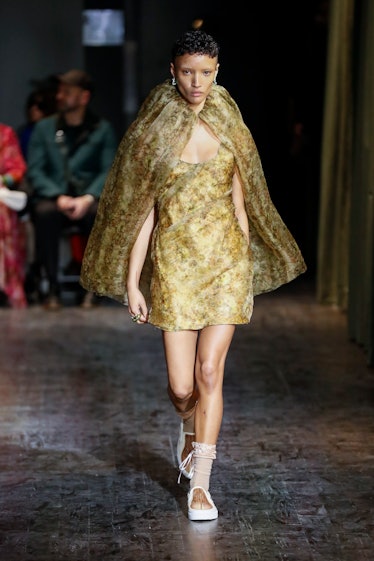 NEW YORK, USA - FEBRUARY 10: A model walks the runway during the Collina Strada Ready to Wear Fall/W...