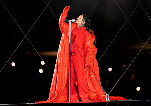 Rihanna at the Apple Super Bowl LVII Halftime Show