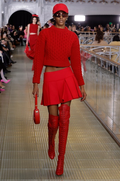The Red Color Trend Is Everywhere At New York Fashion Week Fall/Winter 2023