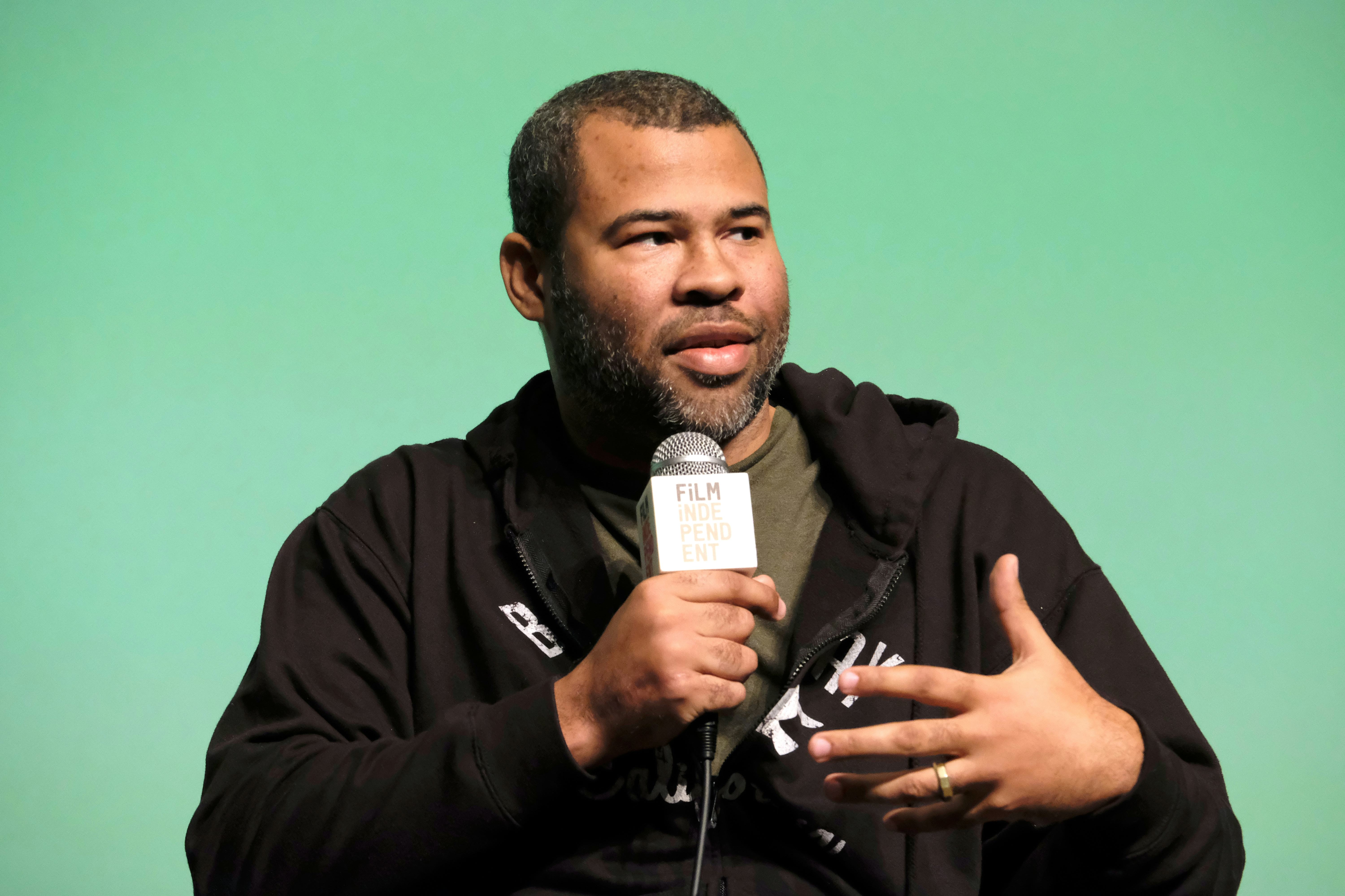LOS ANGELES, CA - OCTOBER 22:  Director/writer Jordan Peele speaks onstage during day 3 of the Film ...