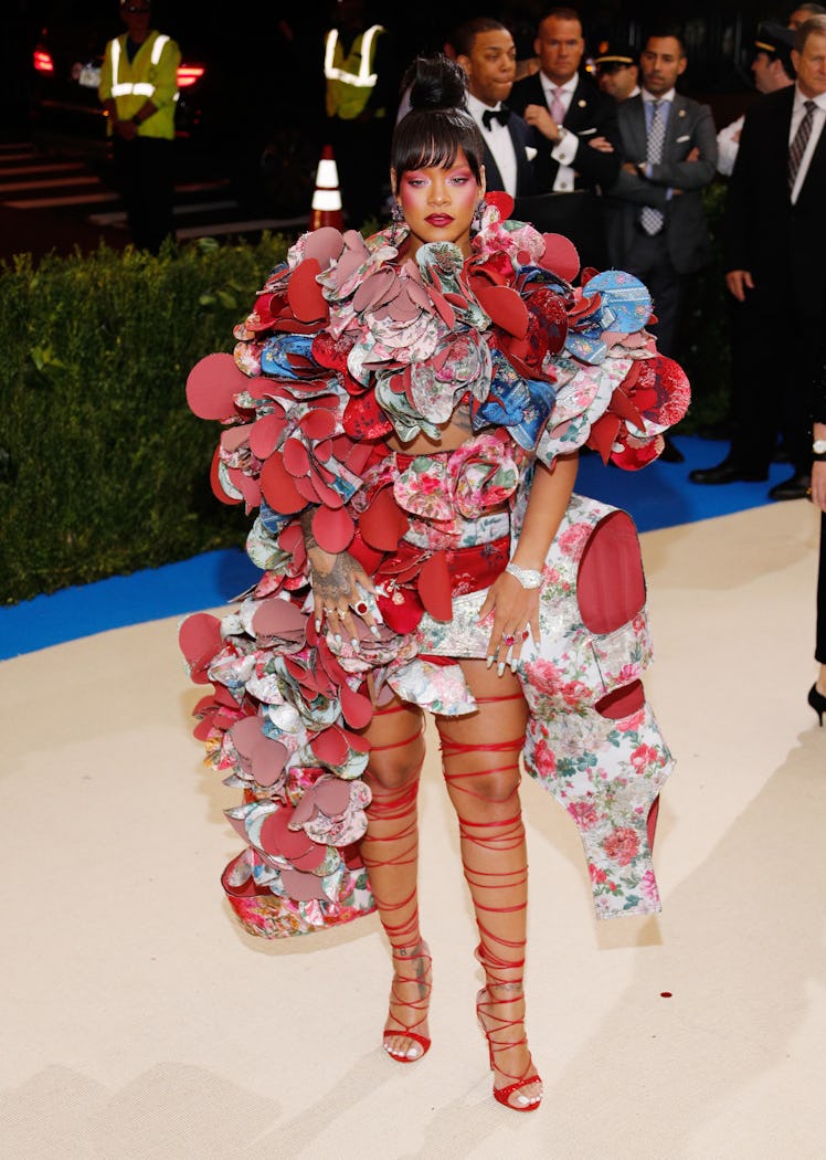 Rihanna attends 'Rei Kawakubo/Comme des Garçons:Art of the In-Between' Costume Institute Gala 