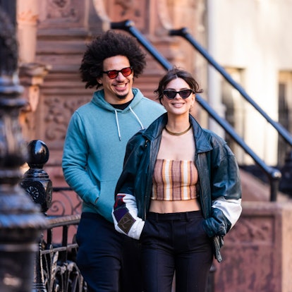 Emily Ratajkowski and Eric Andre, who went Instagram official, spotted in NYC