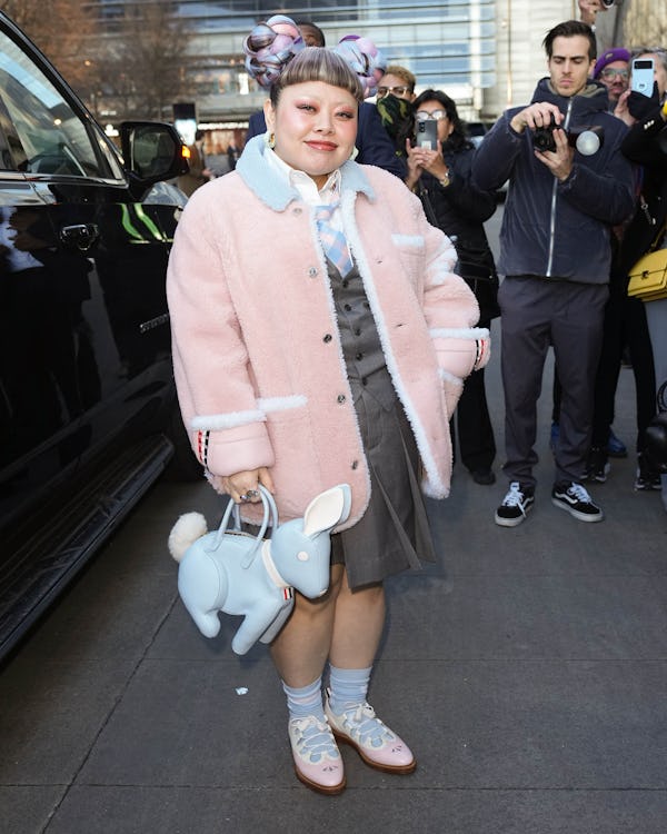 Naomi Watanabe's New York Fashion Week 2023 street style. 