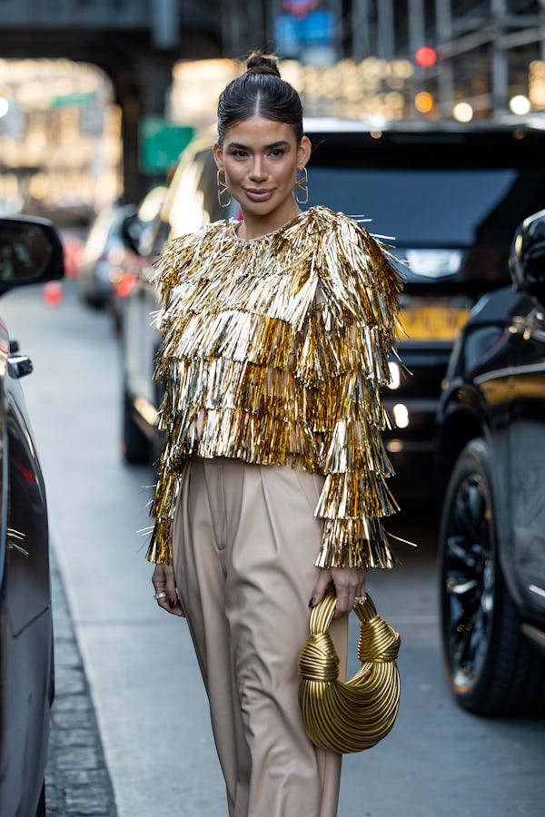 New York Fashion Week street style stars in fringe