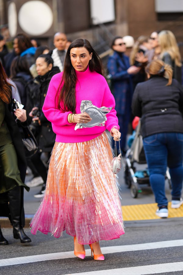 New York Fashion Week street style stars in fringe