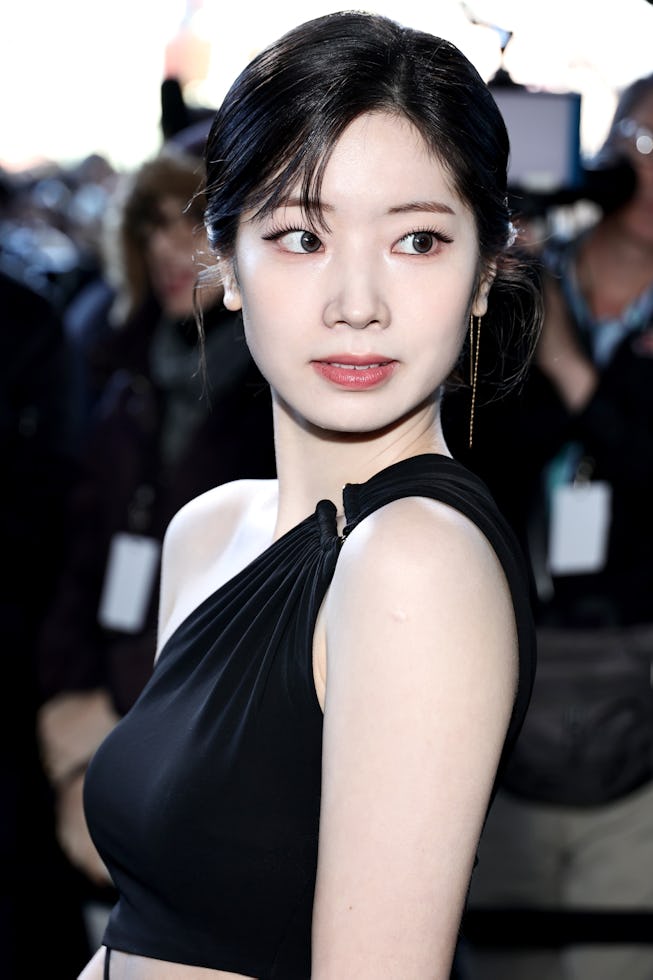 NEW YORK, NEW YORK - FEBRUARY 15: Dahyun attends the Michael Kors Collection Fall/Winter 2023 Runway...