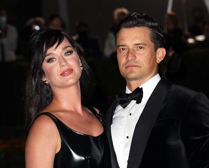 LOS ANGELES, CALIFORNIA - SEPTEMBER 25: Katy Perry and Orlando Bloom attend The Academy Museum of Mo...