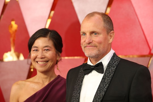 Woody Harrelson and his wife Laura Louie at the 90th Academy Awards in 2018.