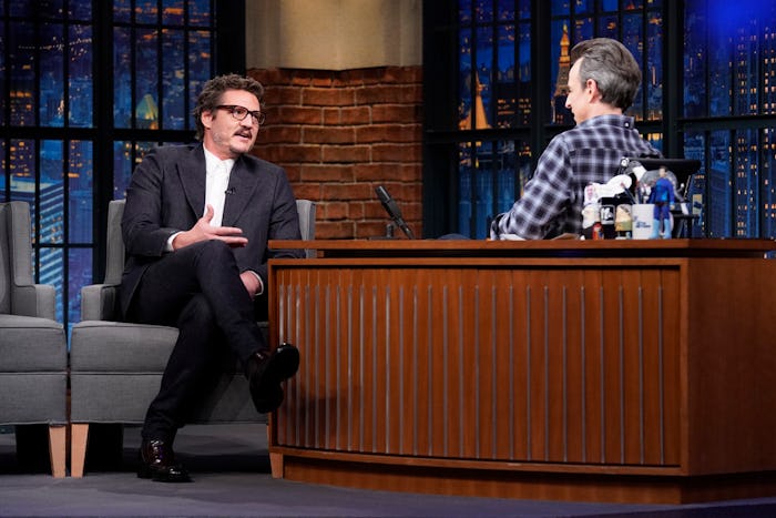 Pedro Pascal revealed to Seth Meyers that he wasn't allowed to watch 'The Breakfast Club' as a kid.