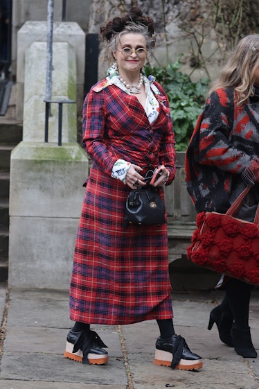 Helena Bonham Carter attends the A Memorial To Honour & Celebrate The Life Of Dame Vivienne Westwood...