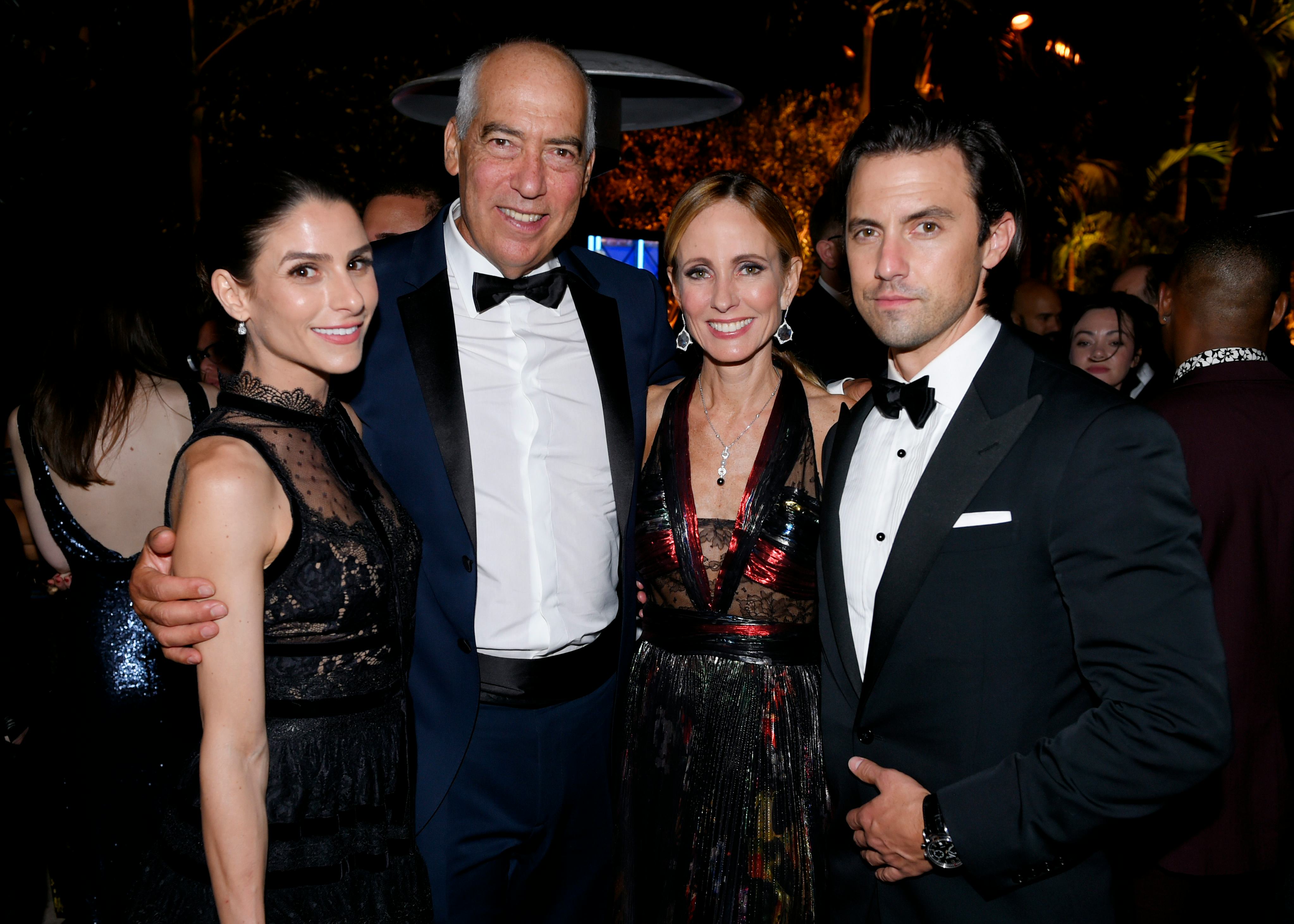 Kelly Egarian, Gary Newman, Dana Walden and Milo Ventimiglia (Photo by Stewart Cook/Variety/Penske M&hellip;