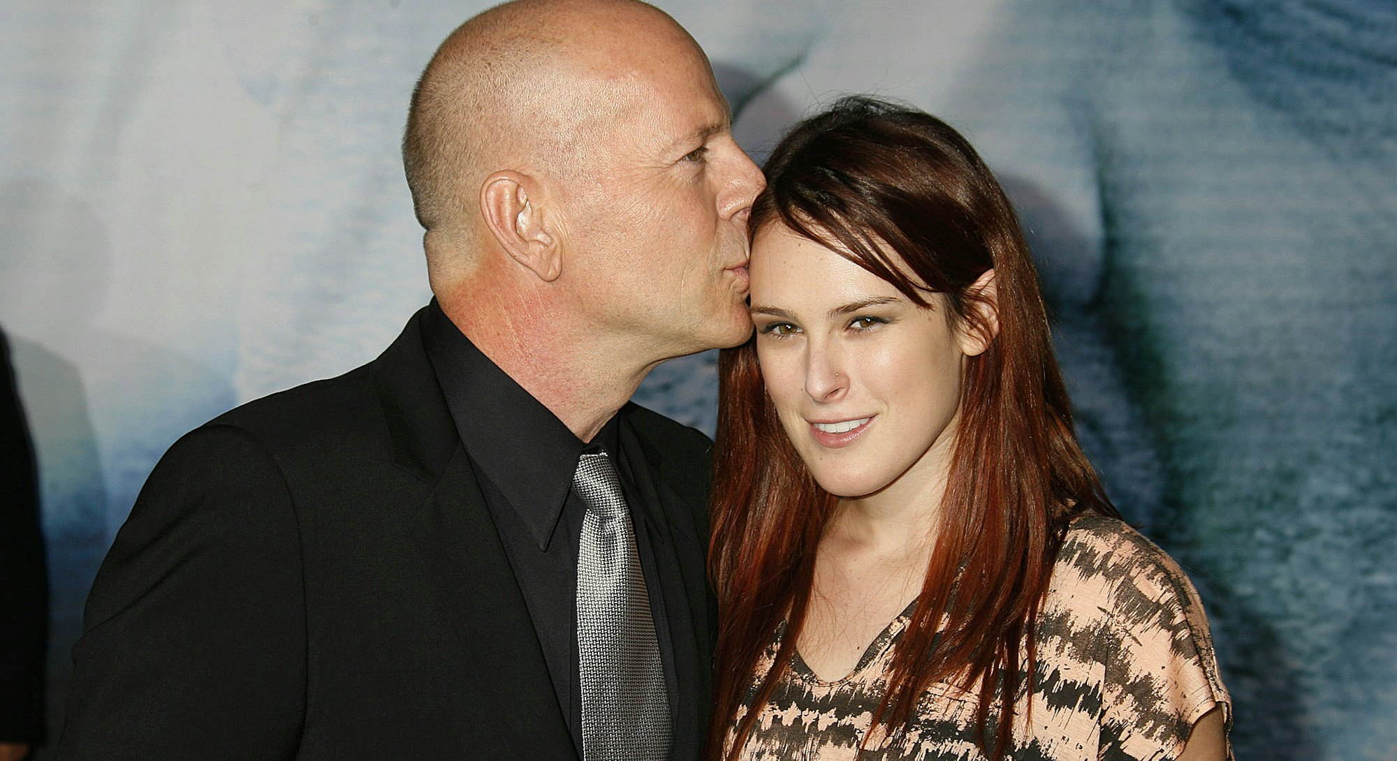 Bruce Willis with his daughter Rumer Willis in 2009.