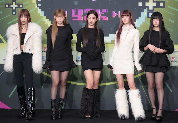 SEOUL, SOUTH KOREA - DECEMBER 16: South Korean girl group NewJeans attend the 2022 KBS Song Festival...
