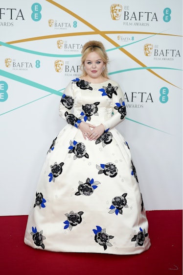 Nicole Coughlan attends the EE BAFTA Film Awards 2023 