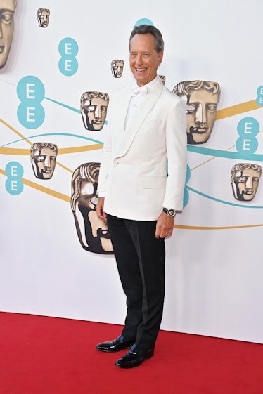 Richard E. Grant arrives at the EE BAFTA Film Awards 2023 
