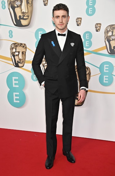 Paul Mescal arrives at the EE BAFTA Film Awards 2023 