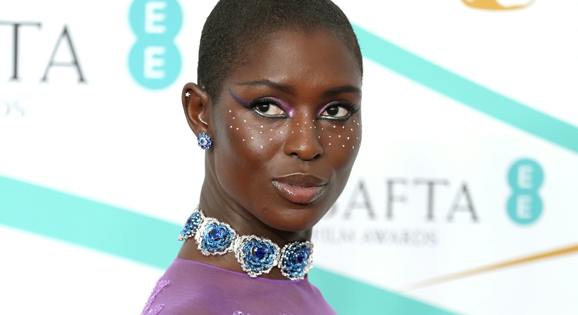 LONDON, ENGLAND - FEBRUARY 19: Jodie Turner-Smith attends the EE BAFTA Film Awards 2023 at The Royal...