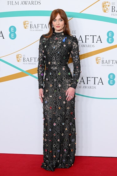 Sophie Turner attends the EE BAFTA Film Awards 2023 at The Royal Festival Hall
