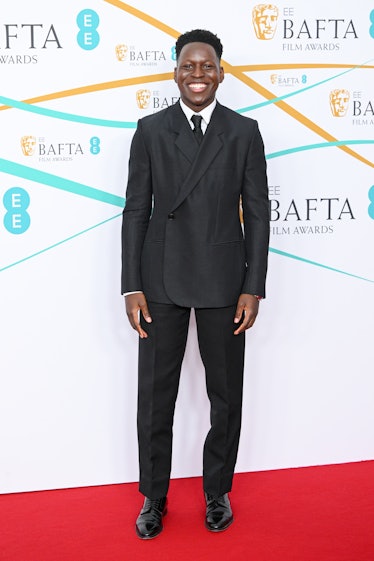 LONDON, ENGLAND - FEBRUARY 19: Toheeb Jimoh attends the EE BAFTA Film Awards 2023 at The Royal Festi...