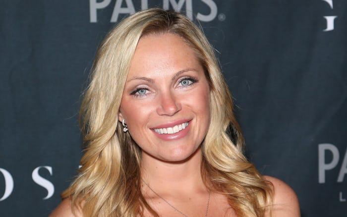 LAS VEGAS, NV - FEBRUARY 21:  Television personality Sarah Herron arrives at Ghostbar at the Palms C...