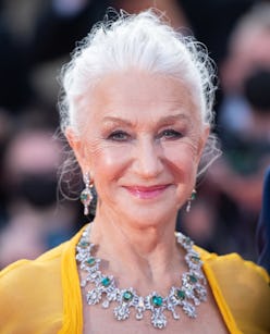 CANNES, FRANCE - JULY 06: Helen Mirren attends the "Annette" screening and opening ceremony during t...