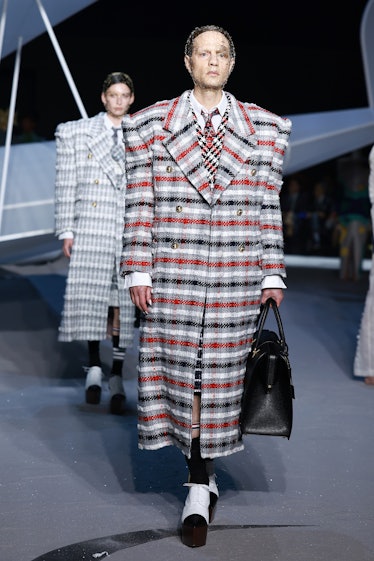 Jordan Roth walks the runway for the Thom Browne show during New York Fashion Week: The Shows