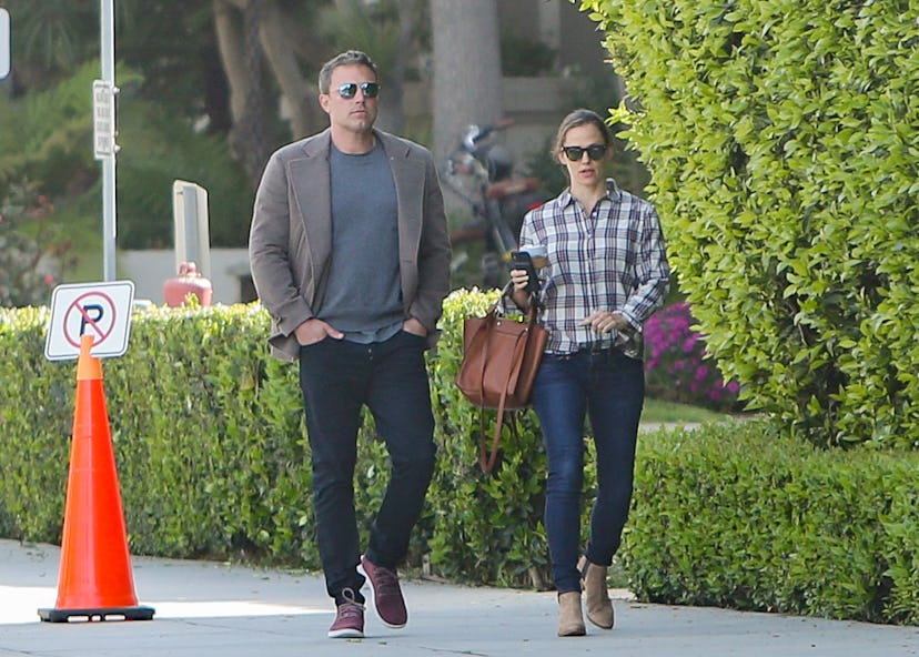 LOS ANGELES, CA - APRIL 09: Ben Affleck and Jennifer Garner are seen on April 09, 2019 in Los Angele…