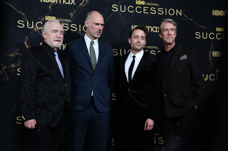 Brian Cox, Jesse Armstrong, Kieran Culkin and Alan Ruck HBO's "Succession" Season 3 Premiere at Amer...