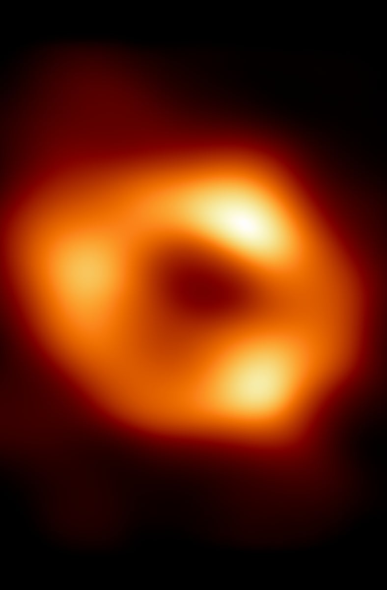 IN SPACE - MAY 12: In this handout photo provided by NASA, This is the first image of Sgr A*, the ...