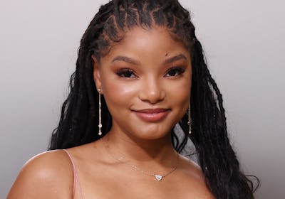 Halle Bailey at Gucci show Milan Fashion Week Fall/Winter 2023/24