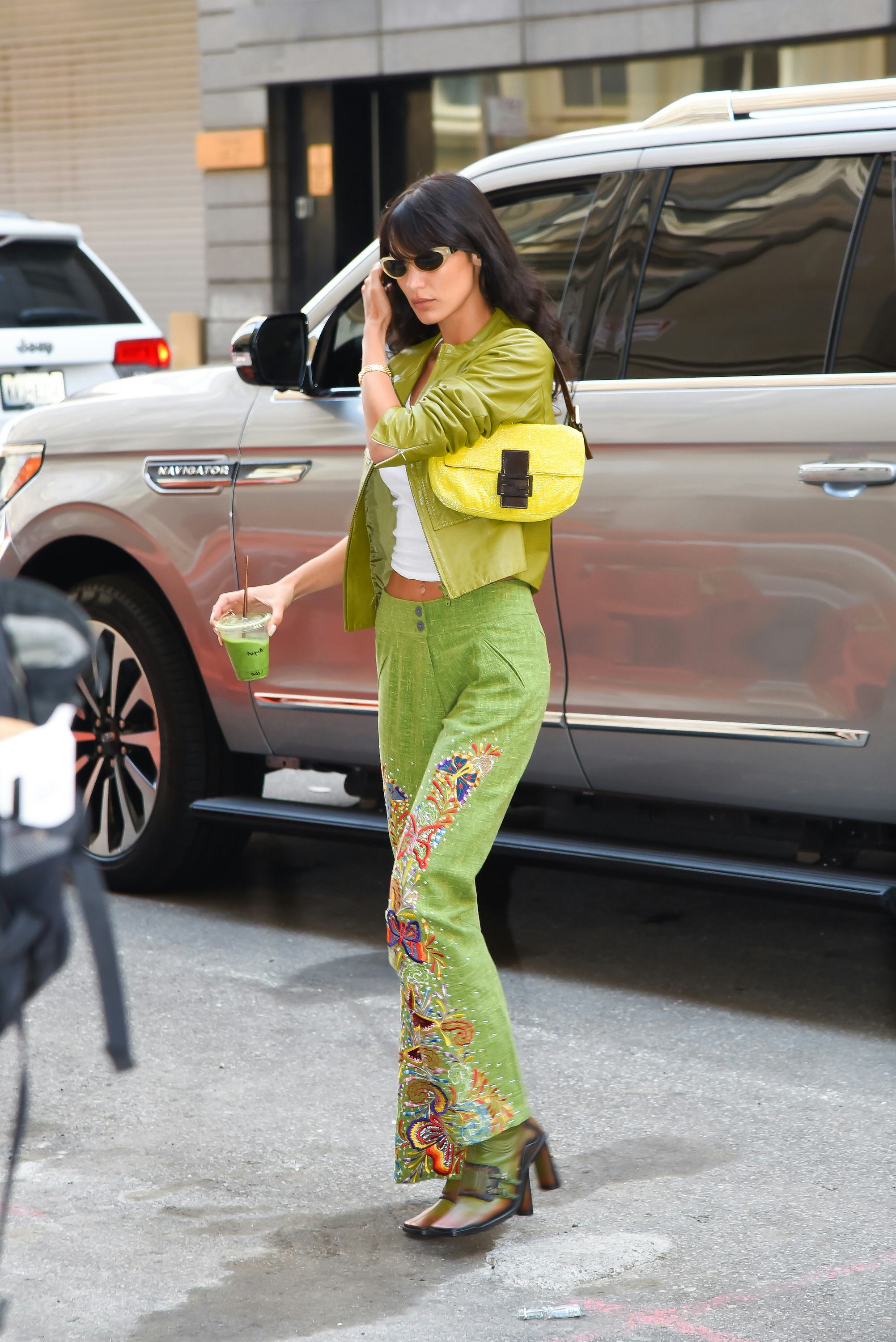 Bella Hadid is a fan of the Fendi Baguette.