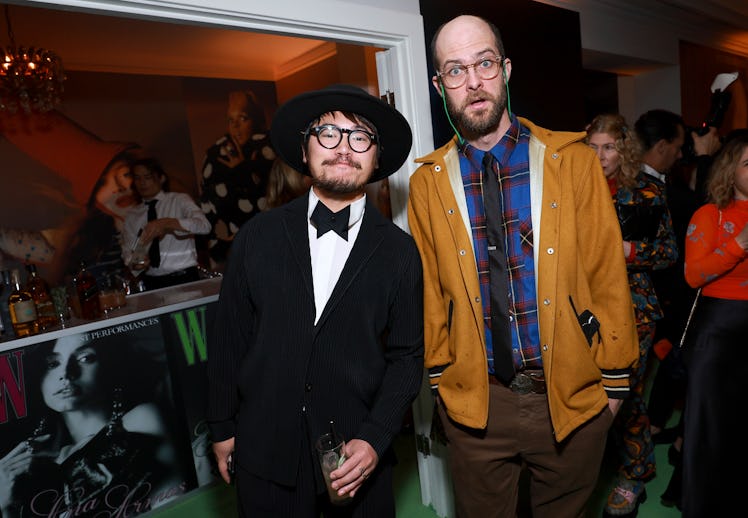 LOS ANGELES, CALIFORNIA - FEBRUARY 24: (L-R) Daniel Kwan and Daniel Scheinert attend W Magazine's An...