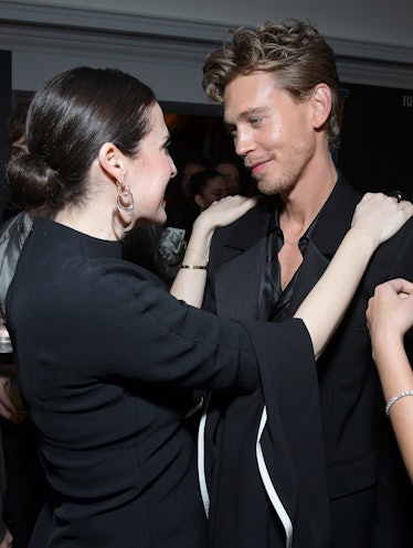 W Magazine Editor in Chief Sara Moonves and Austin Butler