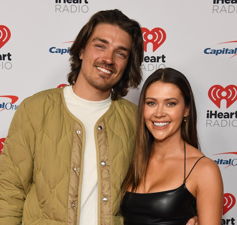 INGLEWOOD, CALIFORNIA - DECEMBER 02: (L-R) Dean Unglert and Caelynn Miller-Keyes attend KIIS FM's iH...