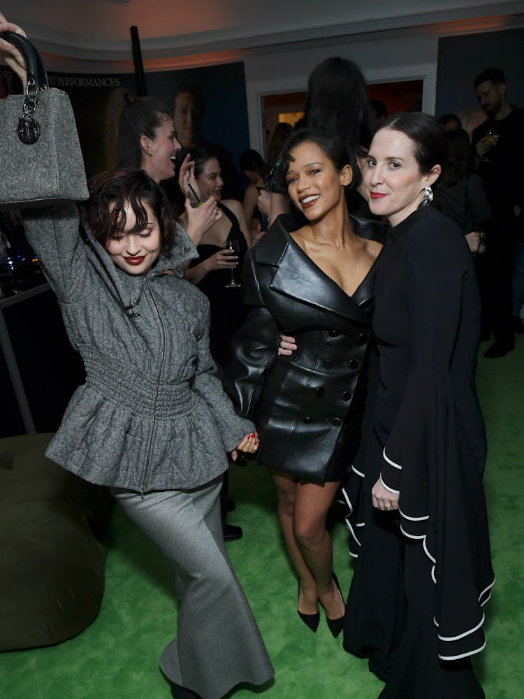 Alexa Demie, Taylor Russell, and W Magazine Editor in Chief Sara Moonves